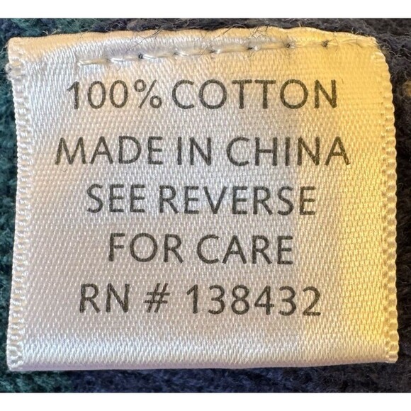 Mod Cloth Cardigan Sweater Womens Size 1X Open Front‎ Cozy 100% Cotton Blue Cozy - Picture 7 of 9